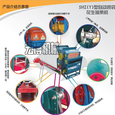 2015新型花生摘果機 廠家直銷全新升級，干濕兩用更高效，好產(chǎn)品在家就能有！花生秧果出得快全靠這臺分離神機曲阜宏博